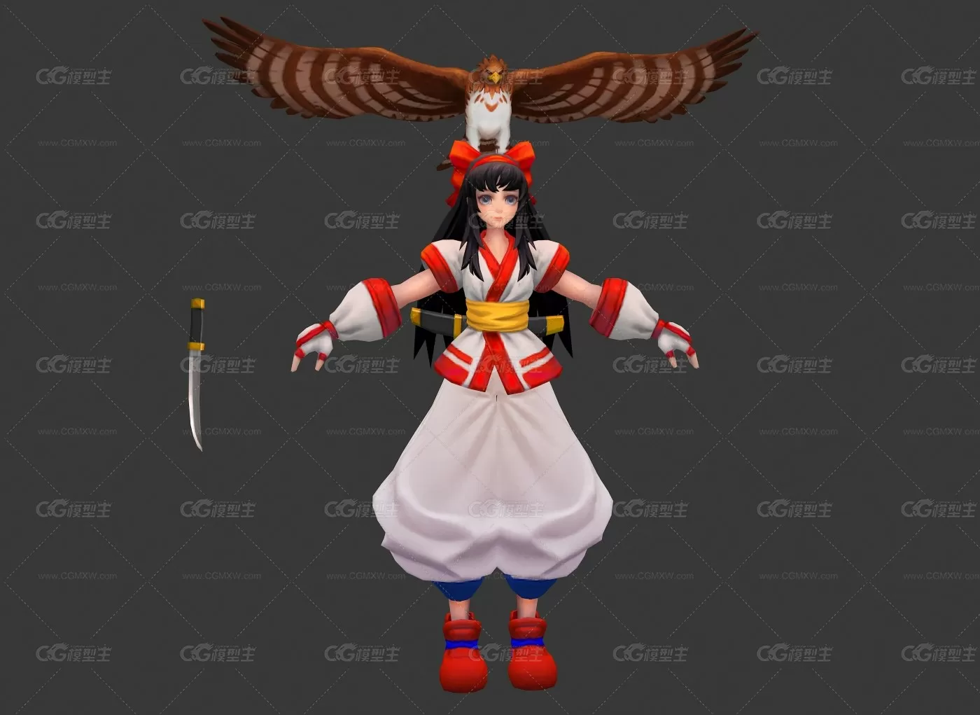 Nakoruru3d模型-1