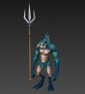 鱼人 3D模型