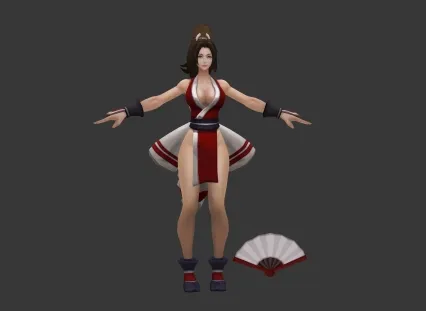 不知火舞3d模型