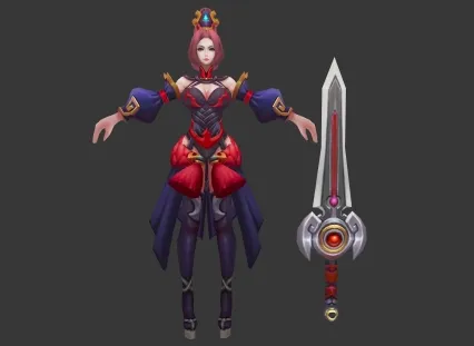 花木兰3d模型