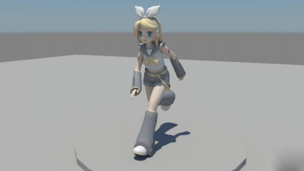 再传个跑的动画 3d模型