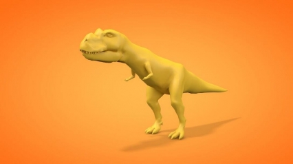 C4D恐龙模型 ALLOSAUR 异龙