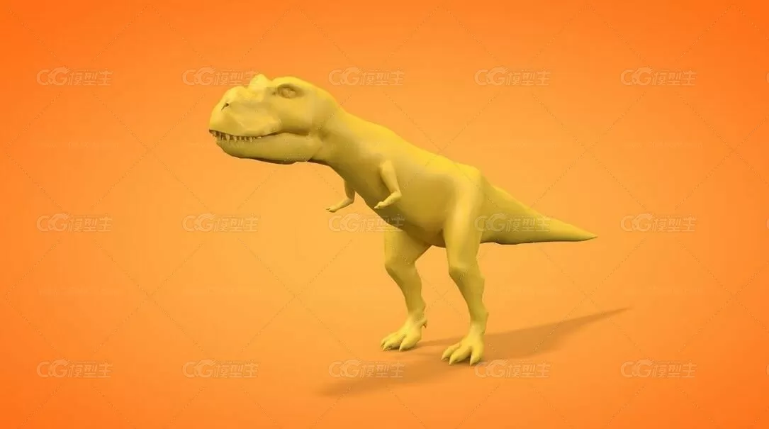 C4D恐龙模型 ALLOSAUR 异龙-1