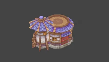 Q版房屋 3D模型