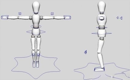 做绑定练习的人偶模型 3D模型免费下载