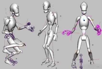 带绑定的可爱机器人模型 3D模型免费下载