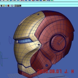 钢铁侠头盔模型 CG模型免费下载