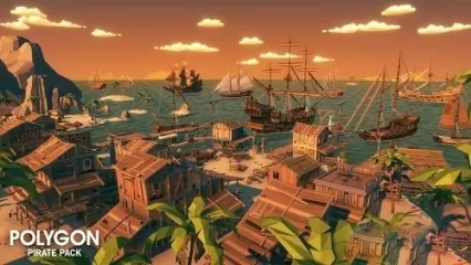 UE4多边形 - 海盗系列角色与场景模型包 Polygon Pirates Pack