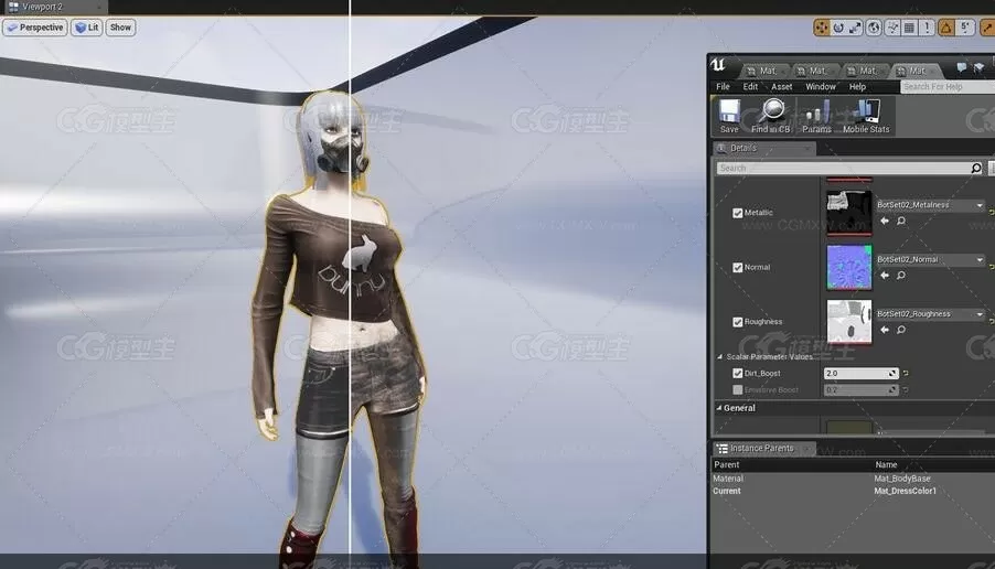 UE4角色射击游戏3D角色动画模型包-5