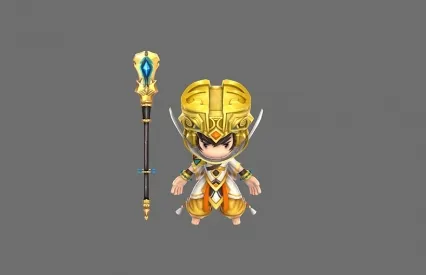 Q版国王 3D模型