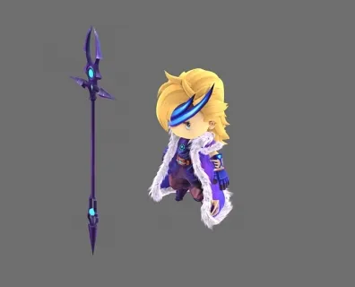 Q版法师 3D模型