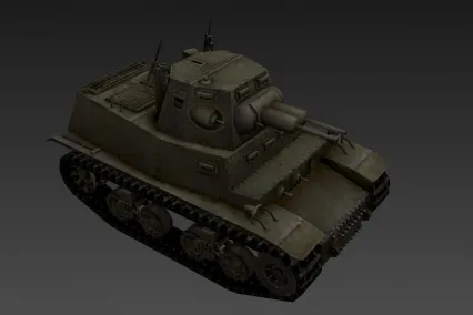 美国轻型坦克 CG模型免费下载