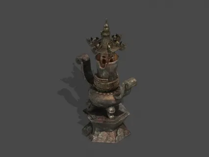 香炉3d模型