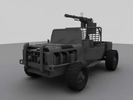 军事坦克 3d模型