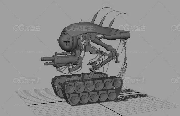 坦克怪 3D模型免费下载-1