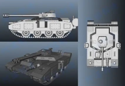 坦克模型 CG模型