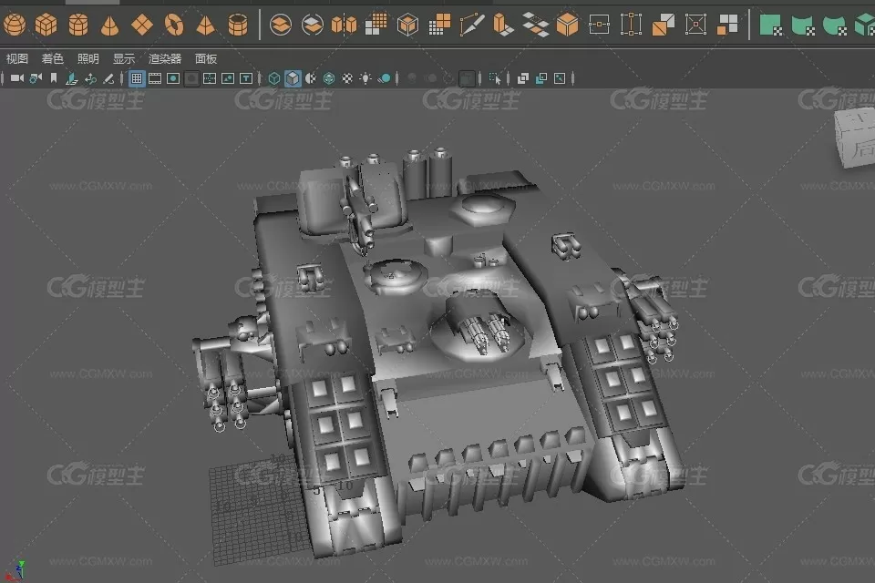 次世代坦克 CG模型-1