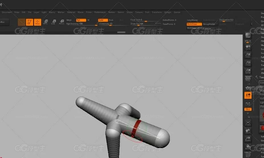 Zbrush训练大师班 动物解剖雕刻完整视频教程（附带源文件）-3