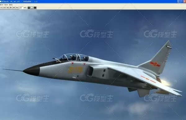 歼六 CG模型免费下载-1