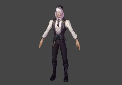 礼服 男 3D模型