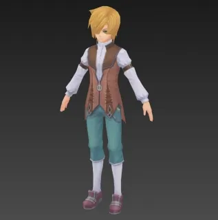 二次元 小帅哥 3D模型