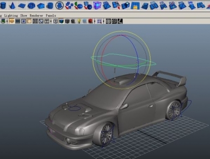 带绑定的车 cg模型