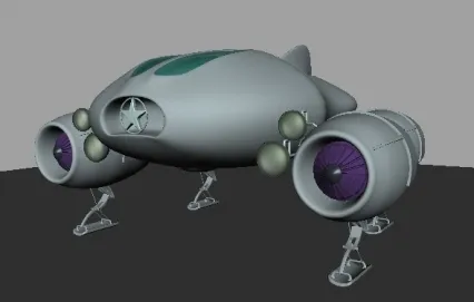 飞船 CG模型免费下载