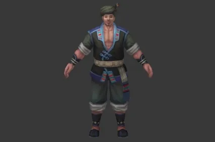 苗族男人 3D模型