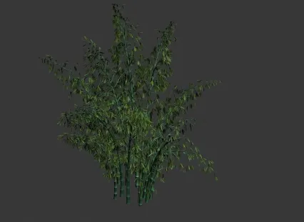 竹子 3d模型