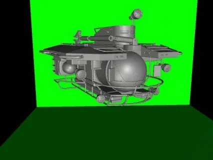 高精度宇宙航母 3D模型免费下载