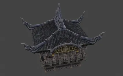 亭子 楼 3D模型