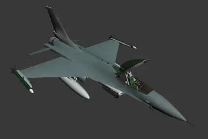 歼击机 cg模型