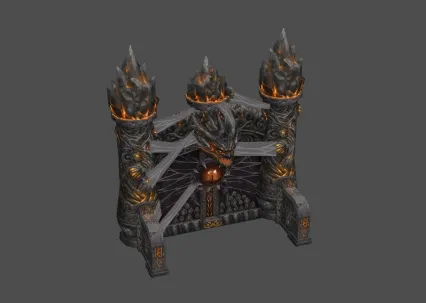 门 3D模型