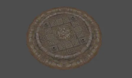 圆台 平台 3D模型