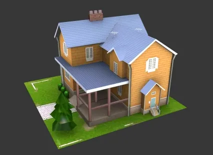 小屋 3d模型