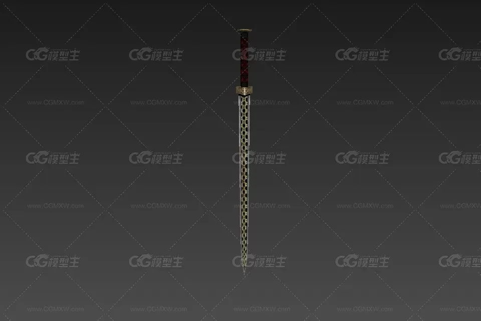 龙泉宝剑 3D模型免费下载-1