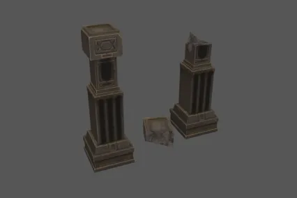 柱子 3D模型