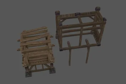 木质 机关 3D模型