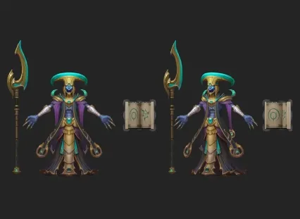 骷髅头魔法师