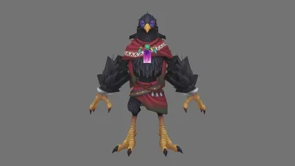日韩风 鸟头人 3D模型