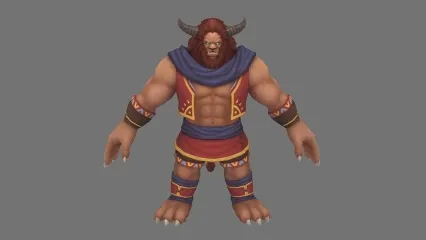日韩风 牛头人 3D模型