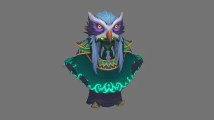 日韩风 蒙面法师 3D模型