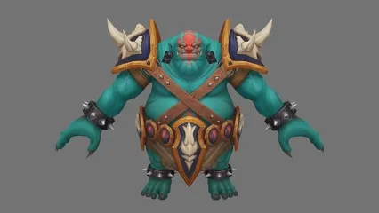 日韩风 兽人 巨人 3D模型