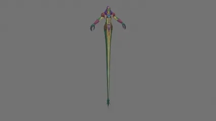 日韩风 蛇人 祭祀 3D模型