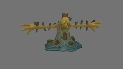 日韩风 泥怪 3D模型