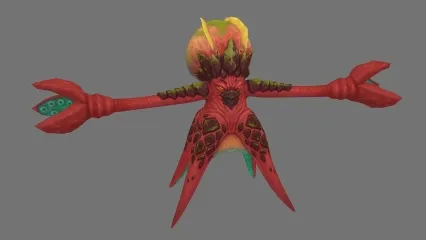 日韩风 章鱼 怪物 3D模型