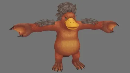 日韩风 鸭嘴兽 3D模型