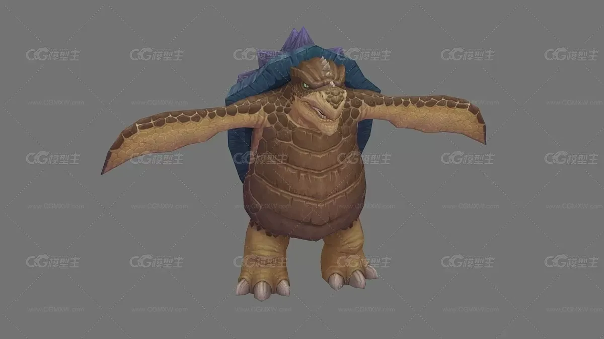 日韩风 海龟 战龟 3D模型-1