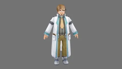 日韩风 研究员 博士 3D模型