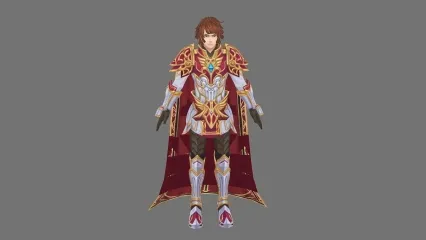 日韩风 骑士 男 3D模型